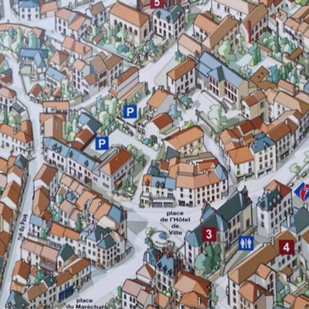 Chambre Meublee A Louer Pouzauges Exteriér fotografie